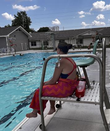 Lifeguards keep an eye on the Fullerton Community Pool throughout the summer months. NCJ photos by Amarha Bridger