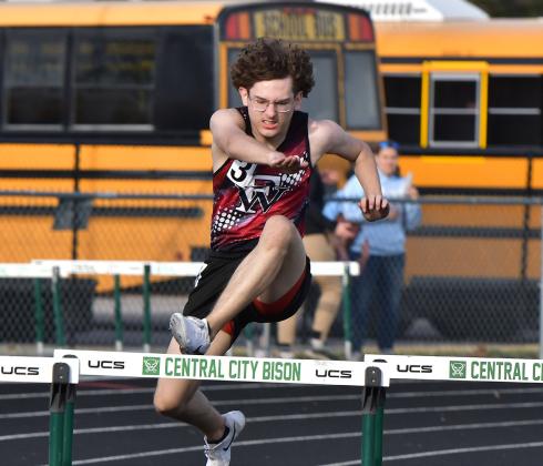 LEFT: Sami Sullivan finished 32nd in the discus and 4th in the shot put. RIGHT: Jaycek Green finished 15th in the 110-meter hurdles and 17th in the 300-meter hurdles. NCJ file photos