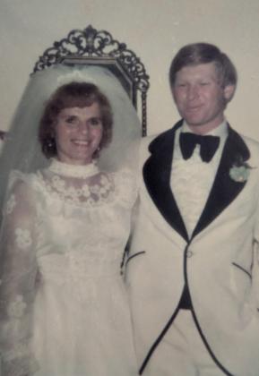 Albin and Mary (Kleszcz) Ziemba of Silver Creek on their wedding day.