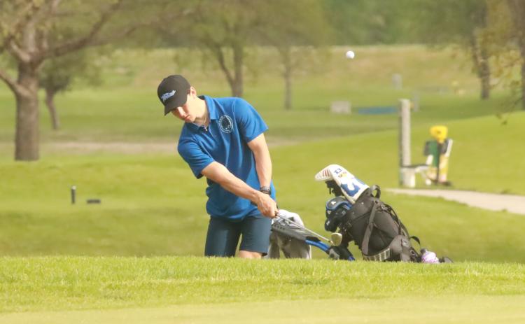 Corbin Rodriguez led the Titans with a 93 at Quail Run. NCJ photo by Ken Kush