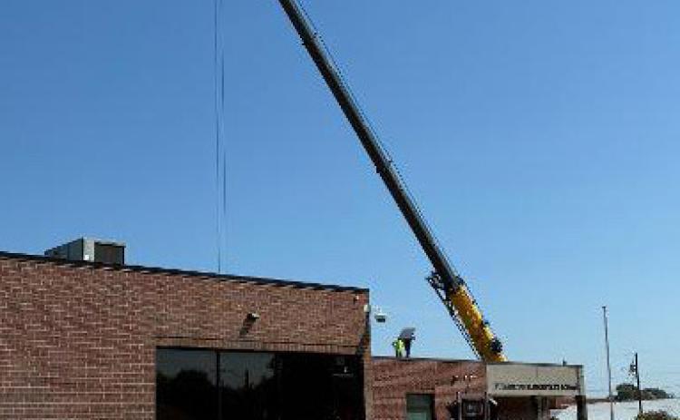 New HVAC units arrive at elementary school
