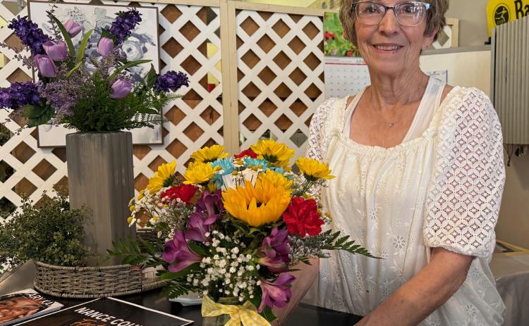The Sidewalk Sale this week will also kick off Deb Bittner’s retirement sale at Floral Occasion. NCJ photo by Rick Holtz