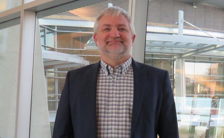 Seth Winfree, PhD, assistant professor of pathology and microbiology at the University of Nebraska Medical Center, is one of the lead authors on a paper recently published in the journal Nature. Photo provided