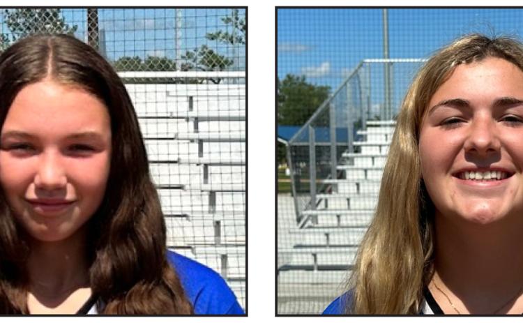 Each week during the school year, the Nance County Journal will select a male and female Athlete of the Week. (This week we selected two females because only girl sports had started competition).