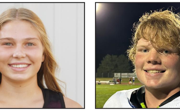 Each week during the school year, the Nance County Journal will select a male and female Athlete of the Week.