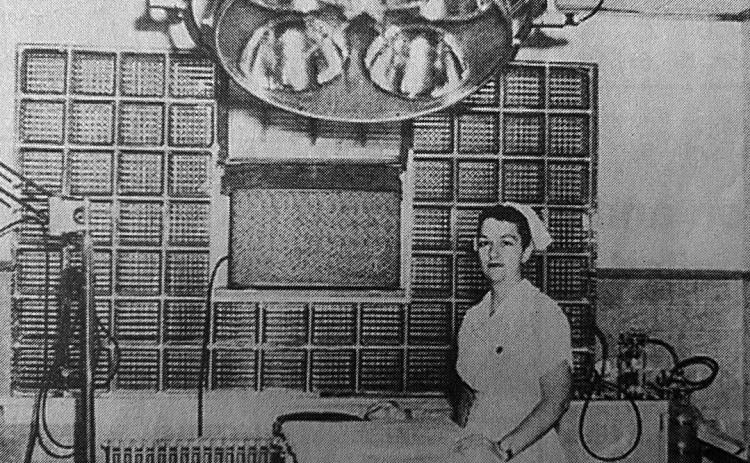Nurse Ruth Myers in the old Fullerton Hospital. Photo provided