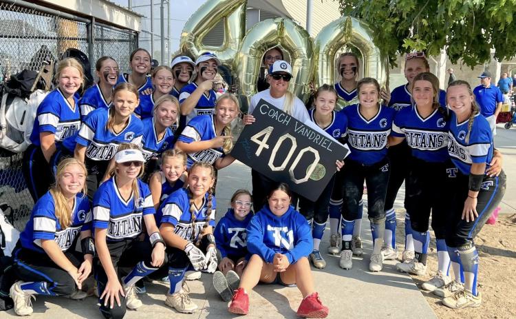 Twin River coach Renae Van Driel eclipsed the 400-win mark over the weekend. Photo provided