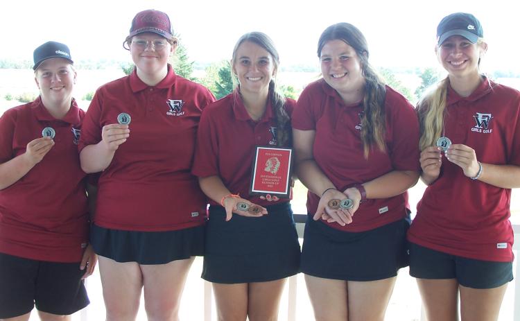 Fullerton finished second at their invite with a 396. Photo provided