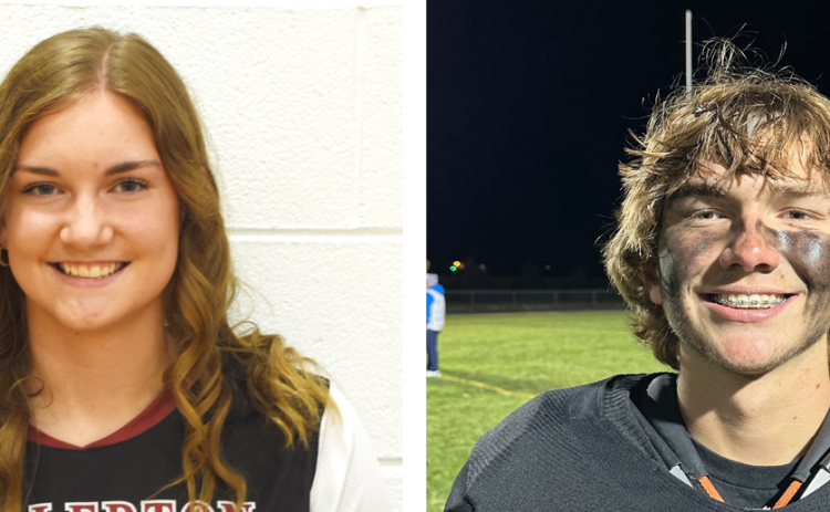 Each week during the school year, the Nance County Journal will select a male and female Athlete of the Week. Congrats to Fullerton's McKenna Plumbtree and Twin River's Kadin Buhl on being selected.