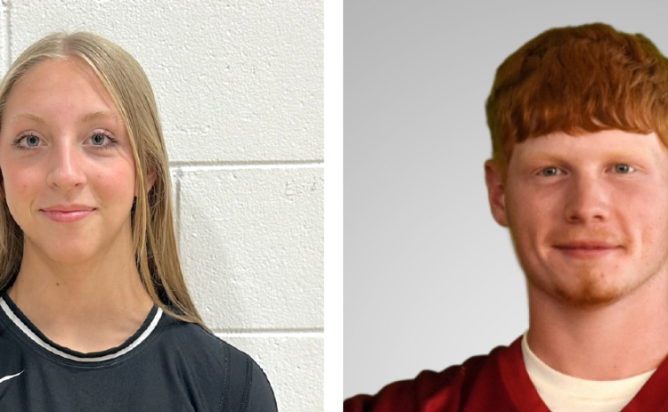 Each week during the school year, the Nance County Journal will select a male and female Athlete of the Week. Congrats to Twin River's Tricia Kunkee and Fullerton's Aiden Bittner on being selected.