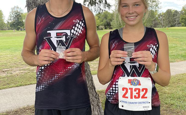 Justin Horn and Morgan Supik qualified for the NSAA Cross Country Championship on Oct. 20 at Kearney Country Club. Photo provided