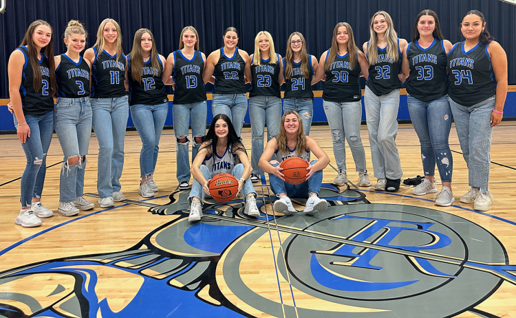 Twin River brings back an experienced team to compliment a group of talented freshmen. This year’s team consists of Taylor Pearson (front left), Delaney Reeg, JLee Van Driel (back left), Parker Zabka, Tricia Kunkee, Jalynn Baumann, Grace Yrkoski, Clara Preister, Mya Ramaekers, Katie Preister, Kylie Elm, Emma Yrkoski, Lauryn Melcher and Lili Trejo. NCJ photo by Rick Holtz