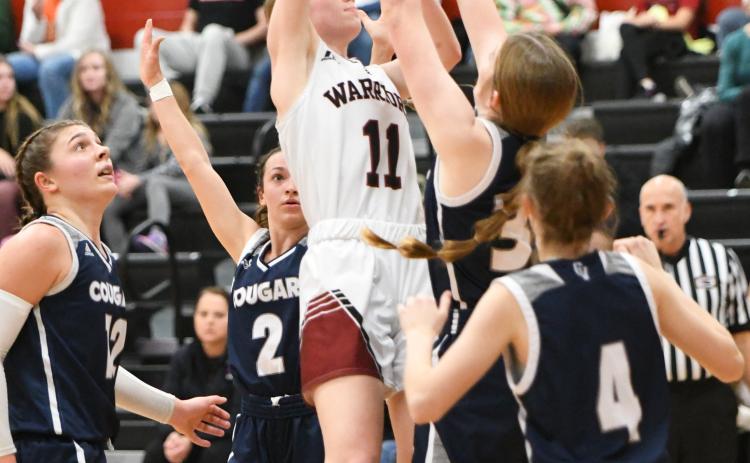 Jaci Maxfield scored a team-high 11 points on Thursday. NCJ photo by Rick Holtz