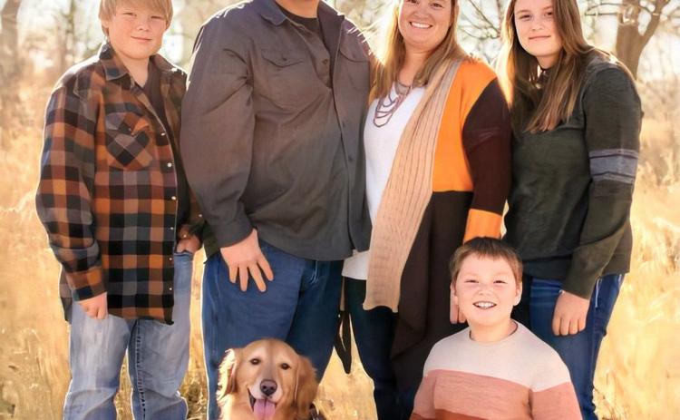 Candi Beed was recently elected as the new rescue caption. The Beed family consists of Wyatt, Corey, Candi, Sam and Emily. Photo provided