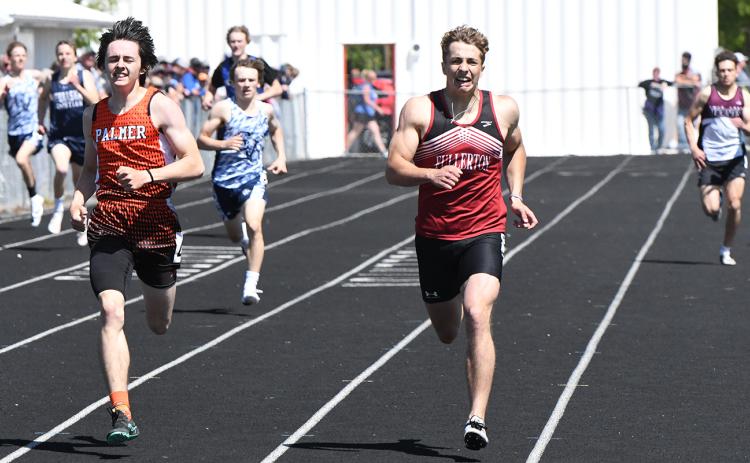 Aiden Norman is heading back to Omaha in the 400-meter dash. He finished second with a time of 51.16. NCJ photo by Rick Holtz