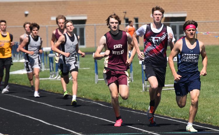 Kane Wetovick won the 800-meter run with a time of 2:08.39. NCJ photo by Cienna Friesen