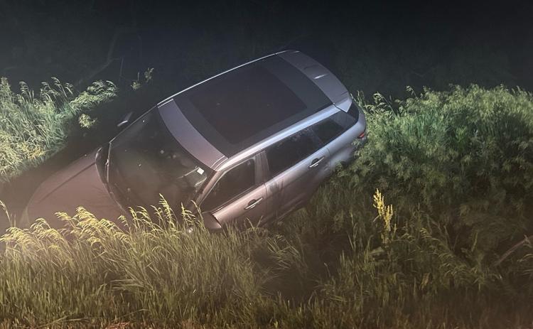 Vehicles tried to evade deputies, but found their way into the ditch. Photo provided by the Nance County Sheriff's Office