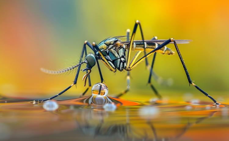 Mosquitos can carry West Nile virus. Photo illustration