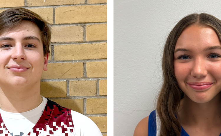 Each week during the school year, the Nance County Journal will select a male and female Athlete of the Week.