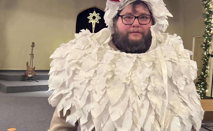 Rick Holtz is just a big kid at heart. On Sunday, he even wore a chicken costume at his church's Christmas children's program.