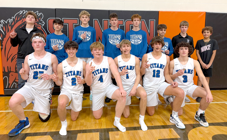 Twin River boys won the Stanton Holiday Tournament on Saturday thanks to a 62-58 overtime win over Tri-County Northeast. The Titans advanced to the championship game with a 48-34 win over Stanton on Friday. NCJ photo by Rick Holtz