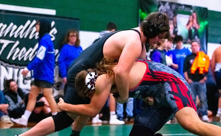 Parker Aaberg finished third at the Elm Creek Invite. NCJ photo by Melissa Aaberg