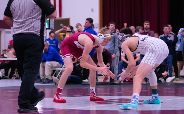 Tate Wood won the 113-pound weight class. NCJ photo by Melissa Aaberg