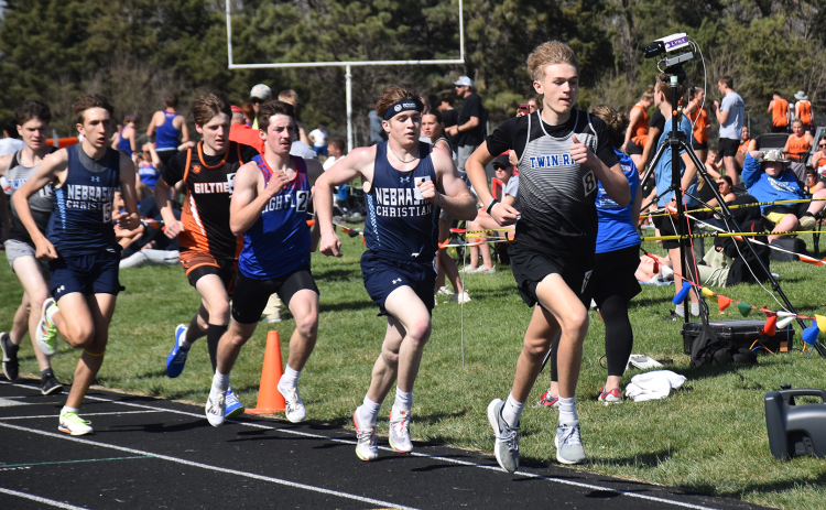 Caleb Rood finished fifth in the 800-meter run last week at the High Plains Invite. NCJ photo by Beth Sparrow