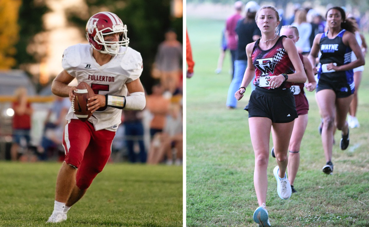 Fletcher Dubas (left) and Makayla Robinson made the most out of every opportunity every time they stepped out on the field, course, court or track. Their performances over the last year have earned them NCJ Players of the Year honors. NCJ file photos