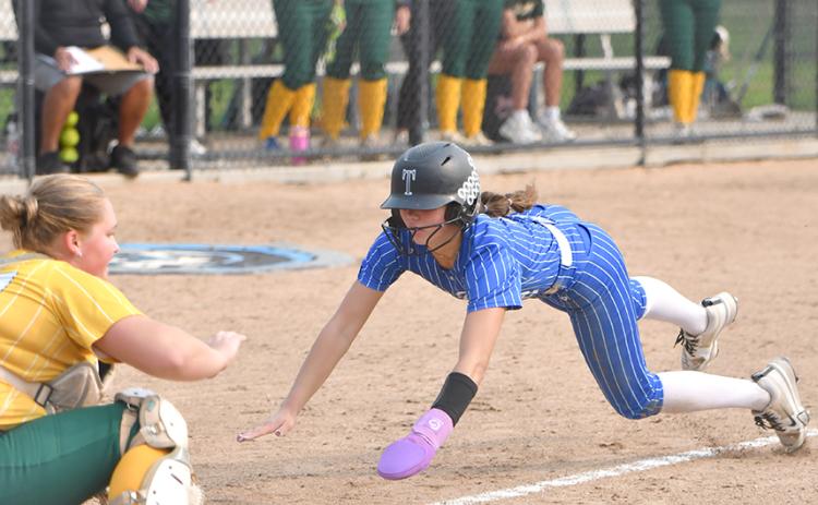 JLee Van Driel has selected where she plans to play softball at in college. She announced her verbal commitment to the University of Kansas over the weekend. NCJ file photo