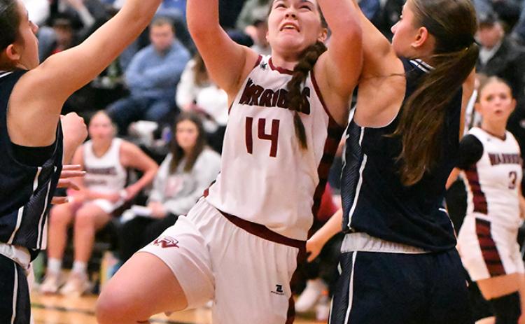 Bridger finished with 17 points and 7 rebounds on Thursday. NCJ photo by Rick Holtz