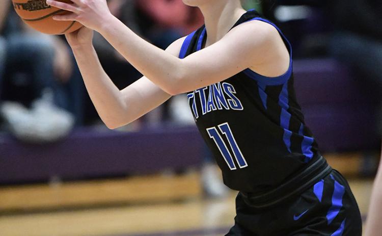 Katie Preister knocked down 5-of-6 free throws in the fourth quarter. Her lone miss came at the request of Quick to get the clock running and not let the Bearcats set anything up with the clock stopped. NCJ photo by Rick Holtz
