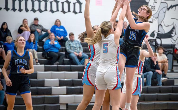 Adalyn Bishop scored 18 points in Twin River's opening round loss to Cedar Bluffs in the C2-2 sub-district. NCJ photo by Jen Johnson