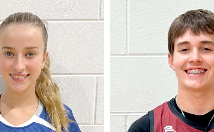 Each week during the school year, the Nance County Journal will select a male and female Athlete of the Week.