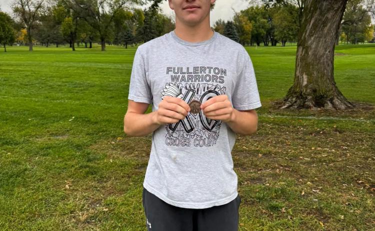 Fullerton's Tate Wood is heading back to the State cross country meet. Photo provided