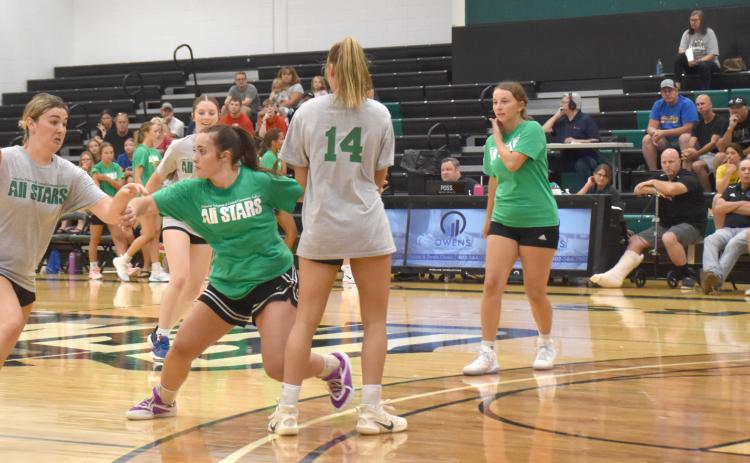 Reeg plays in softball, basketball all-star games