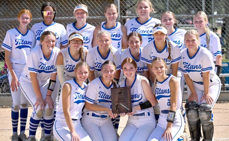 Twin River finished undefeated on the day and was crowned champions at the Fairbury Invite on Saturday. The Titans are unbeaten in their last four games. Photo by Jen Johnson