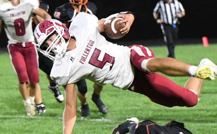 Fullerton senior Fletcher Dubas has been selected to play in the 48th annual Sertoma 8-Man All-Star game. NCJ file photo