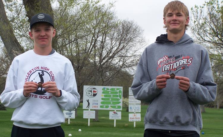 Tate Wood and Cayden Scheffler each earned medals last week at the St. Paul Invite. Wood finished 11th and Scheffler finished 12th. Photo provided