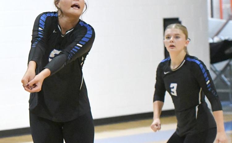 Briley Cuba controls the ball against Madison on Thursday. NCJ photo by Rick Holtz