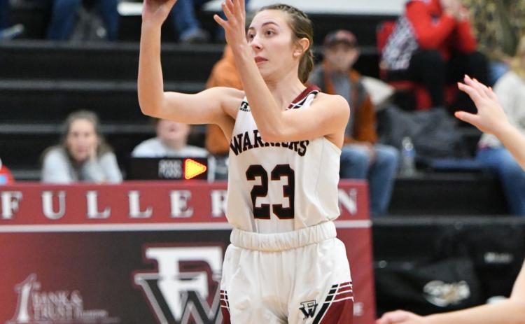 Makayla Robinson finished with 4 points against Heartland Lutheran. NCJ photo by Rick Holtz