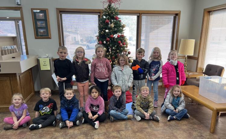 Front row: River Province, Oliver Johnson, Elijah Bucher, Danielle Villeda, Hayes Wetovick, Liam McCurdy, JoJo Crouse, Back row: Barret Bakewell, Dillena Olson, Shaylynn Santin, Holly Fidermutz, Kolyn Kutschkau, Americus Nelson, Josie Jarecke Not pictured: Bellamy Forney and Bryce Cook