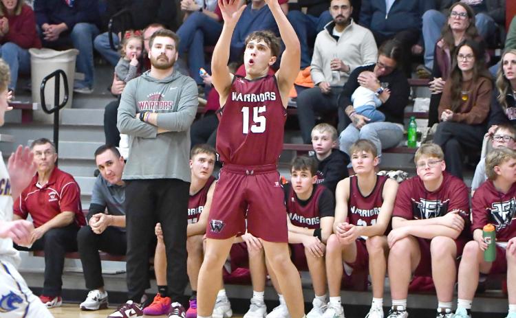 Jakob Supik finished with 9 points against Riverside. NCJ photo by Rick Holtz