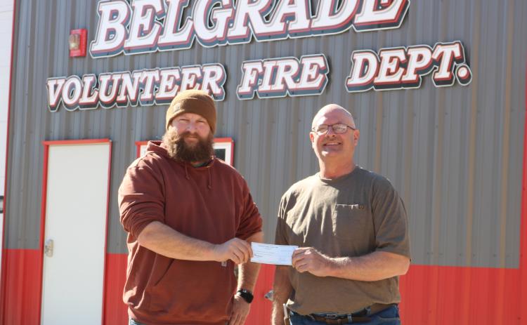 Fire department receives $750 gift