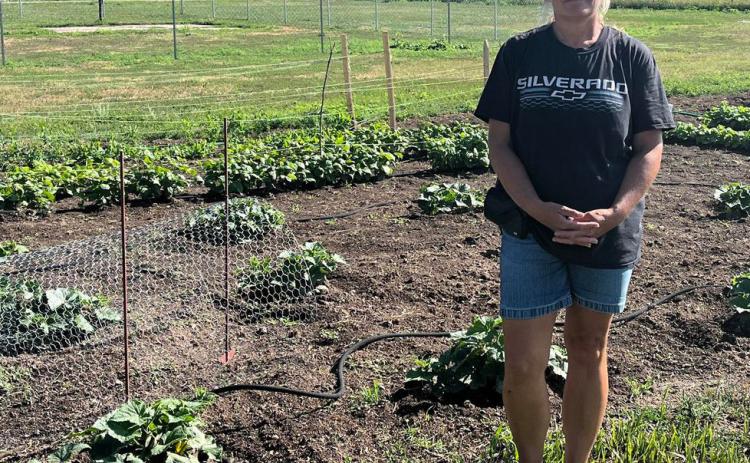 An idea that was planted in April Sack’s mind three years ago has finally come to life. The community garden is now a reality. NCJ photo by April Carr