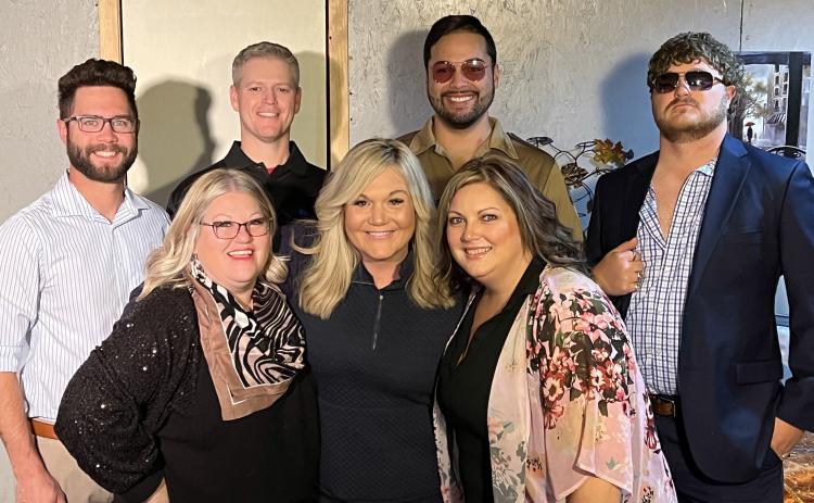 Barely Heirs opens on Friday. The cast includes: Back row: Brian Pomplun, Derek Smith, JoshuaGarcia, Schuyler Sharp. Front row: Danelle Smith, Cassie Nelson, Beverly Plumbtree. Photo provided