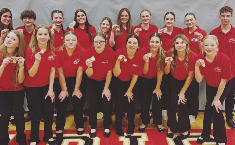 Twin River recently competed in the FCCLA District STAR competition. Photo provided