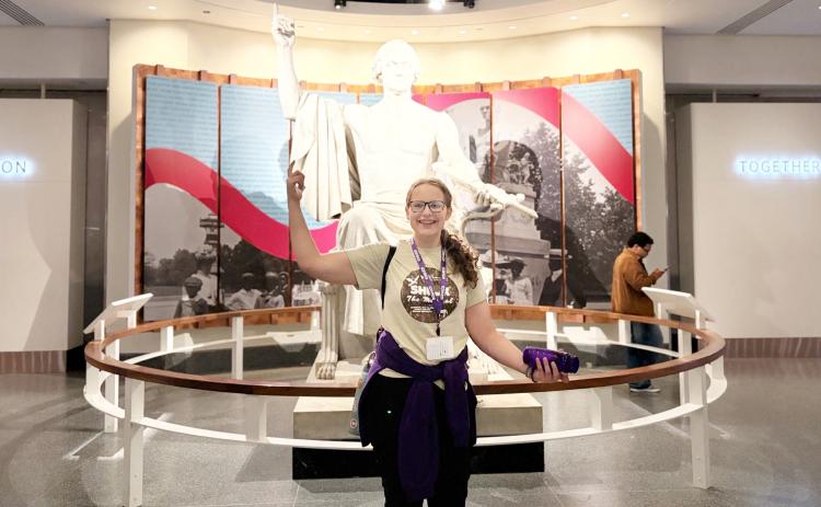 P.J. Sabata visited Washington, D.C., last month as part of the Carnegie Youth Fellowship. Photos provided