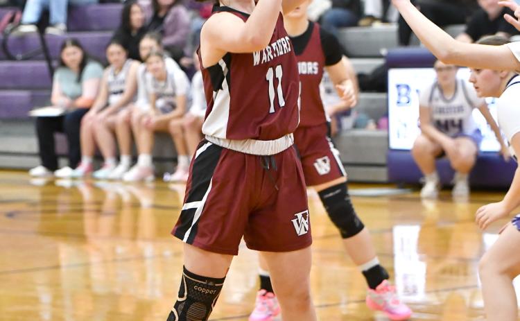 Ava Smith finished with 5 points against Burwell and had 10 points against Palmer. NCJ photo by Rick Holtz