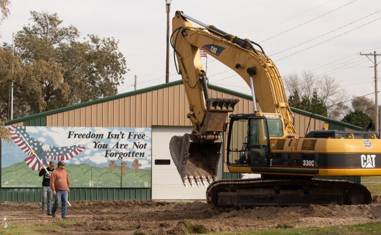 Work continues on the expansion project at the Nance County Veterans Museum and Resource Center. NCJ photo by Whitney Busch